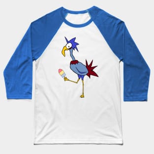 Ice Cream Bird Baseball T-Shirt